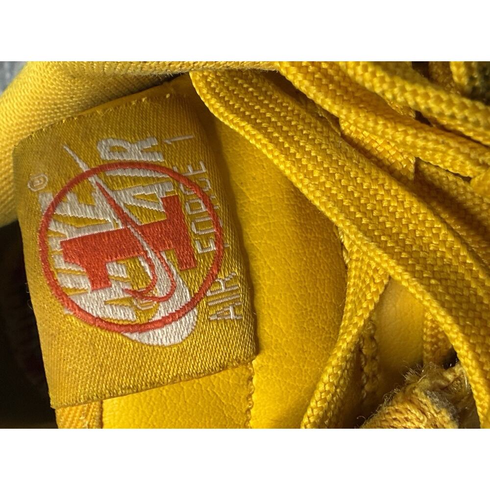 Nike Air Force 1 Low GS Yellow White Youth 8Y‎ UK 5.5 Sneakers - Picture 7 of 9